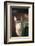 Abyssinian Ruddy Cat Sniffing Plant-DLILLC-Framed Photographic Print