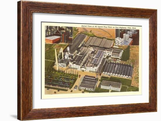 AC Spark Plug Factory, Flint, Michigan-null-Framed Art Print