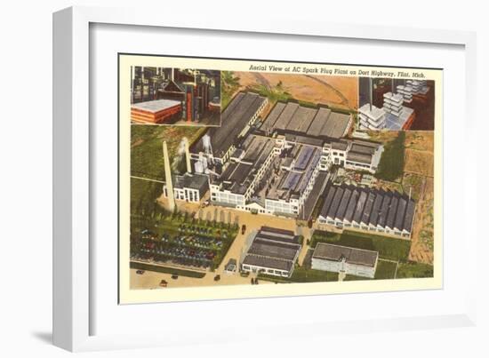 AC Spark Plug Factory, Flint, Michigan-null-Framed Art Print