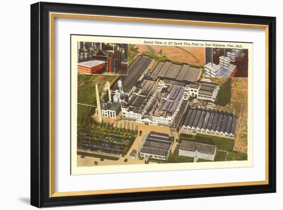 AC Spark Plug Factory, Flint, Michigan-null-Framed Art Print