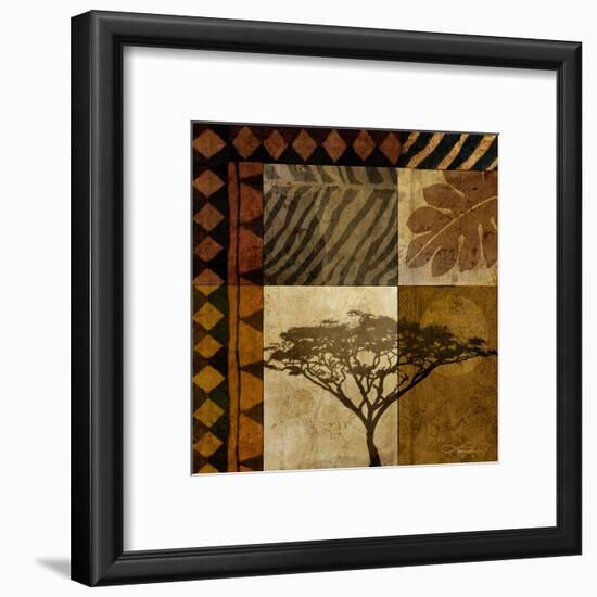 Acacia Sunrise I-Keith Mallett-Framed Art Print