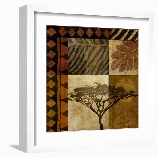 Acacia Sunrise I-Keith Mallett-Framed Art Print
