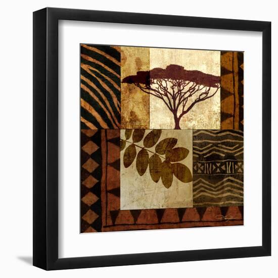 Acacia Sunrise II-Keith Mallett-Framed Art Print