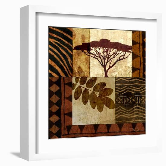 Acacia Sunrise II-Keith Mallett-Framed Art Print