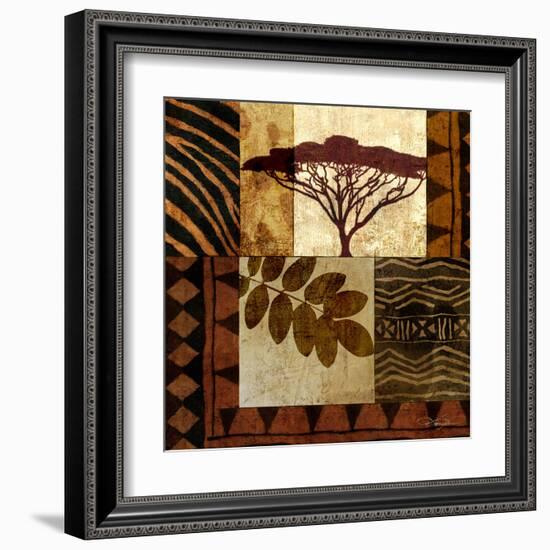 Acacia Sunrise II-Keith Mallett-Framed Art Print