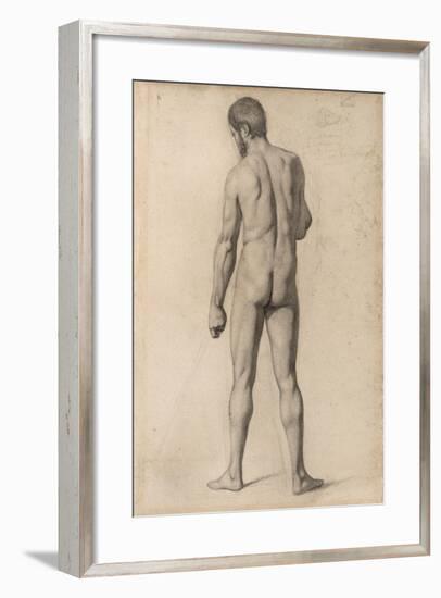 Academic Nude, Seen from the Back, 1862-Paul Cezanne-Framed Giclee Print