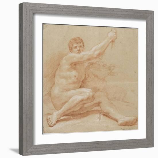 Académie d'homme-Jean Baptiste Van Loo-Framed Giclee Print