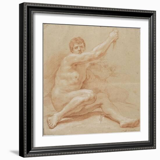 Académie d'homme-Jean Baptiste Van Loo-Framed Giclee Print