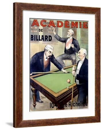 Academie de Billard' Giclee Print - A. Gallice | Art.com