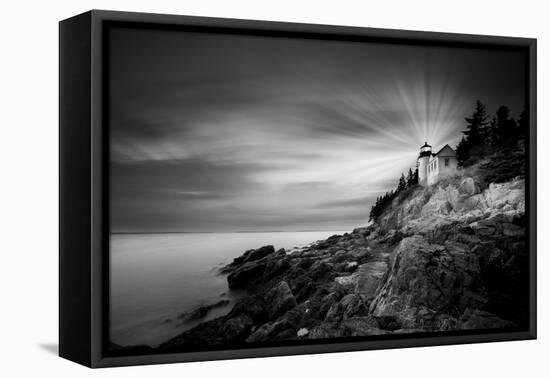 Acadia 49 BN Y Color Rayos-Moises Levy-Framed Premier Image Canvas