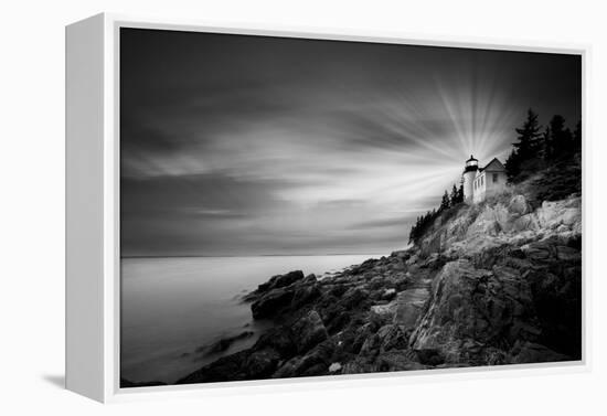 Acadia 49 BN Y Color Rayos-Moises Levy-Framed Premier Image Canvas