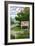 Acadia National Park - Park Entrance Sign and Moose - Centennial Rubber Stamp-Lantern Press-Framed Art Print