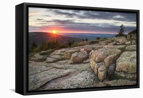 Acadia National Park Sunset-Alan Majchrowicz-Framed Premier Image Canvas