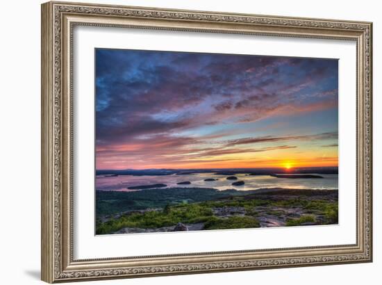 Acadia Sunrise-Robert Lott-Framed Art Print