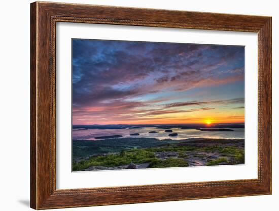 Acadia Sunrise-Robert Lott-Framed Art Print