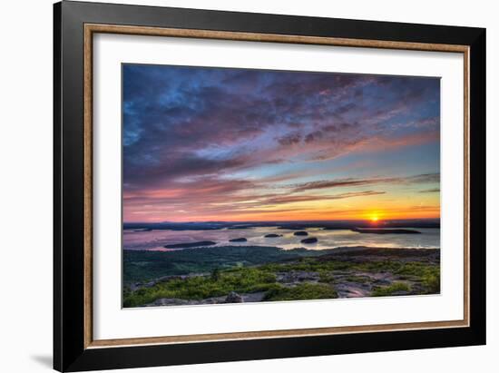 Acadia Sunrise-Robert Lott-Framed Art Print