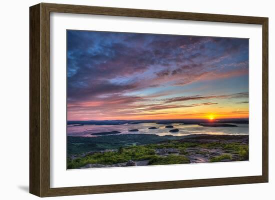 Acadia Sunrise-Robert Lott-Framed Art Print