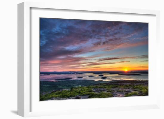 Acadia Sunrise-Robert Lott-Framed Art Print