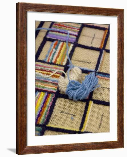 Acadien Hookrug Handicrafts, Cheticamp, Cape Breton Island, Nova Scotia, Canada-Cindy Miller Hopkins-Framed Photographic Print