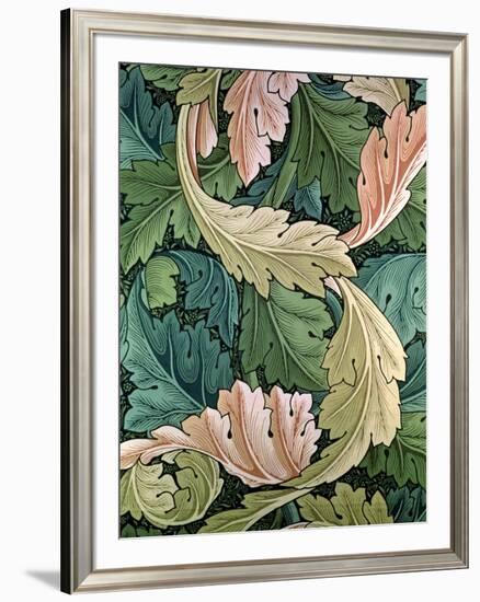 "Acanthus" Wallpaper Design, 1875-William Morris-Framed Giclee Print