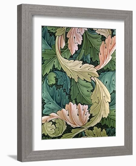 "Acanthus" Wallpaper Design, 1875-William Morris-Framed Giclee Print