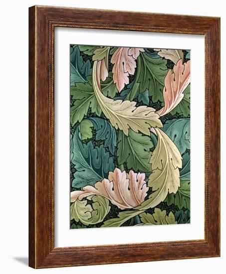 "Acanthus" Wallpaper Design, 1875-William Morris-Framed Giclee Print