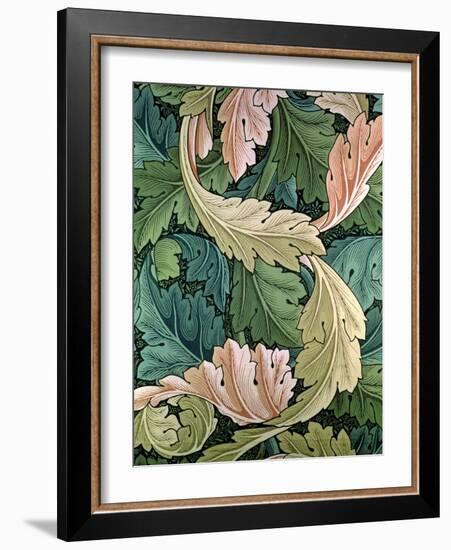 "Acanthus" Wallpaper Design, 1875-William Morris-Framed Giclee Print