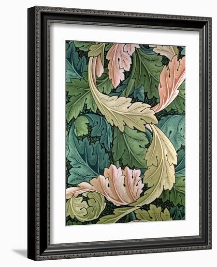 "Acanthus" Wallpaper Design, 1875-William Morris-Framed Giclee Print