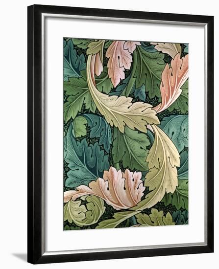 "Acanthus" Wallpaper Design, 1875-William Morris-Framed Giclee Print