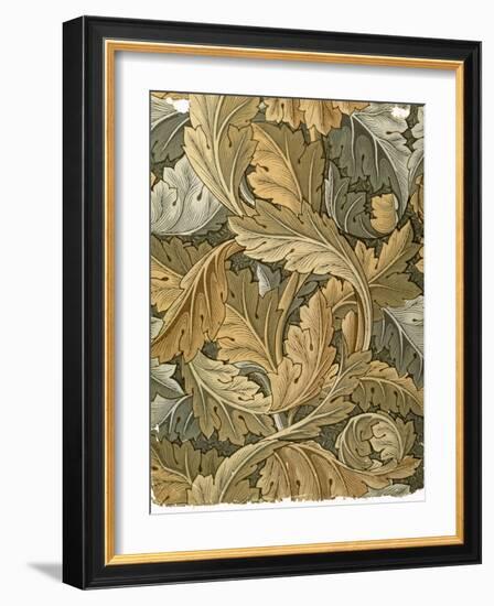 Acanthus Wallpaper, Designed by William Morris (1834-96), 1875-null-Framed Giclee Print