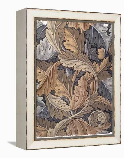 'Acanthus', wallpaper designed by William Morris, 1875-William Morris-Framed Premier Image Canvas