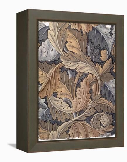 'Acanthus', wallpaper designed by William Morris, 1875-William Morris-Framed Premier Image Canvas