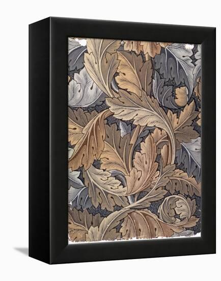 'Acanthus', wallpaper designed by William Morris, 1875-William Morris-Framed Premier Image Canvas