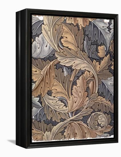 'Acanthus', wallpaper designed by William Morris, 1875-William Morris-Framed Premier Image Canvas