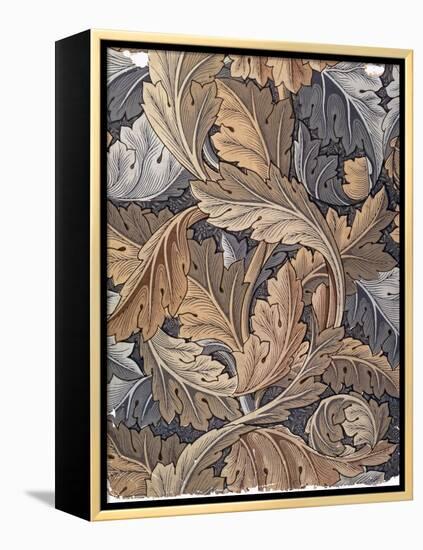 'Acanthus', wallpaper designed by William Morris, 1875-William Morris-Framed Premier Image Canvas