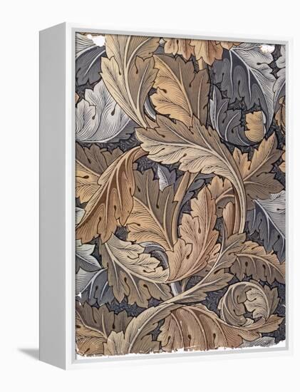 'Acanthus', wallpaper designed by William Morris, 1875-William Morris-Framed Premier Image Canvas