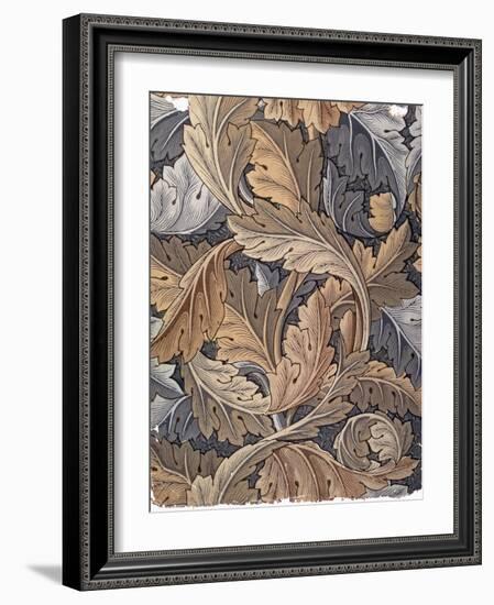 'Acanthus', wallpaper designed by William Morris, 1875-William Morris-Framed Giclee Print