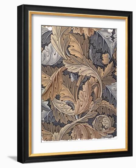 'Acanthus', wallpaper designed by William Morris, 1875-William Morris-Framed Giclee Print