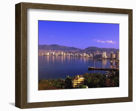 Acapulco Bay, Acapulco, Mexico-Walter Bibikow-Framed Photographic Print