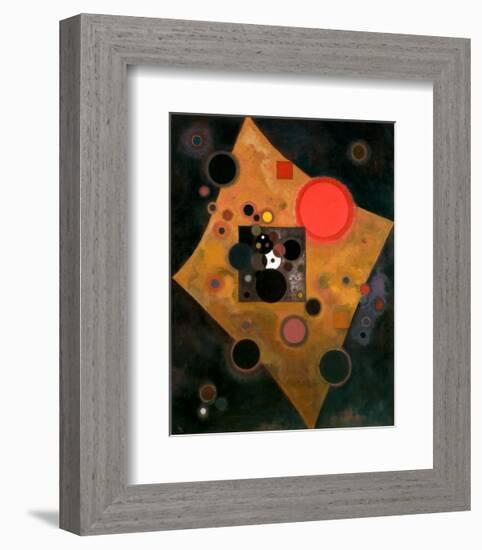 Accent en Rose, 1926-Wassily Kandinsky-Framed Art Print