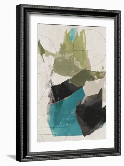 Accent of Blue I-null-Framed Art Print