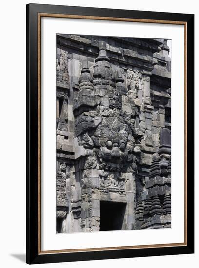Access Door with Stone Decorations in One of Temples of Prambanan Temple Compounds (Unesco World He-null-Framed Giclee Print