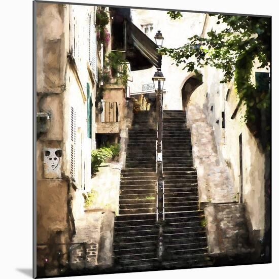 Access to Montmartre II-Philippe Hugonnard-Mounted Giclee Print