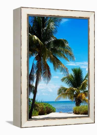 Access to the Beach Paradise - Florida - USA-Philippe Hugonnard-Framed Premier Image Canvas