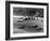 Accident at the Indianapolis 500, Indianapolis, Indiana, USA, 1974-null-Framed Photographic Print