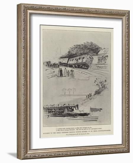 Accident to the Great Northern Railway Scotch Express at St Neots, Huntingdonshire-Henry Charles Seppings Wright-Framed Giclee Print