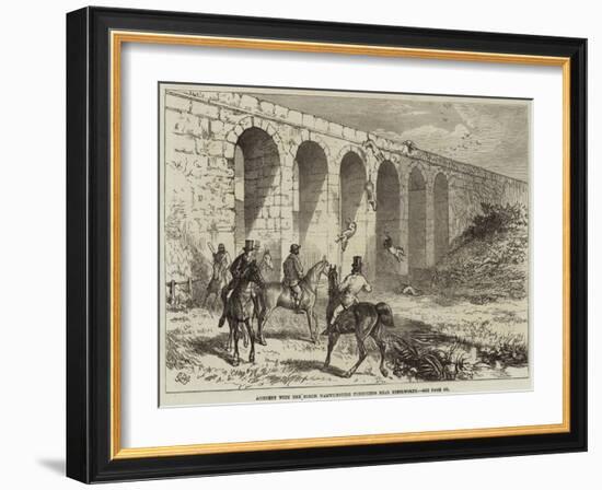 Accident with the North Warwickshire Foxhounds Near Kenilworth-George Bouverie Goddard-Framed Giclee Print