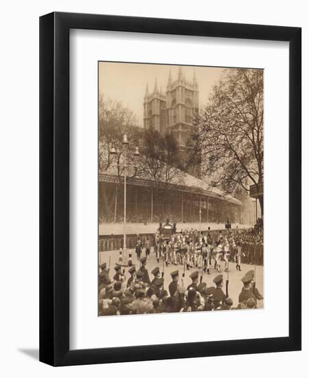 'Acclaimed by Thousands at Westminster', May 12 1937-Unknown-Framed Photographic Print