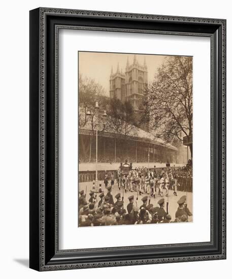 'Acclaimed by Thousands at Westminster', May 12 1937-Unknown-Framed Photographic Print