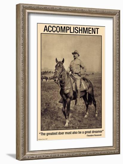 Accomplishment: The Greatest Doer Must Be the Greatest Dreamer-null-Framed Art Print